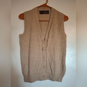 Alpaca Wool Sweater Vest